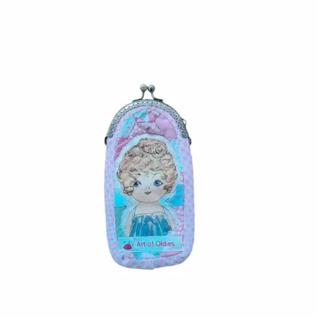 Etui à lunettes rose recto