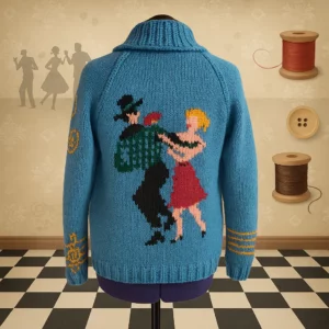 cardigan western avec fond