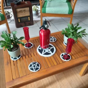 set apéro pentagramme avec décor