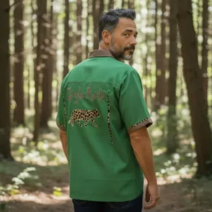 chemise bowling jungle rock décor