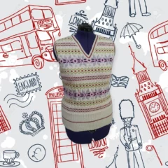 débardeur Oxford avec fond