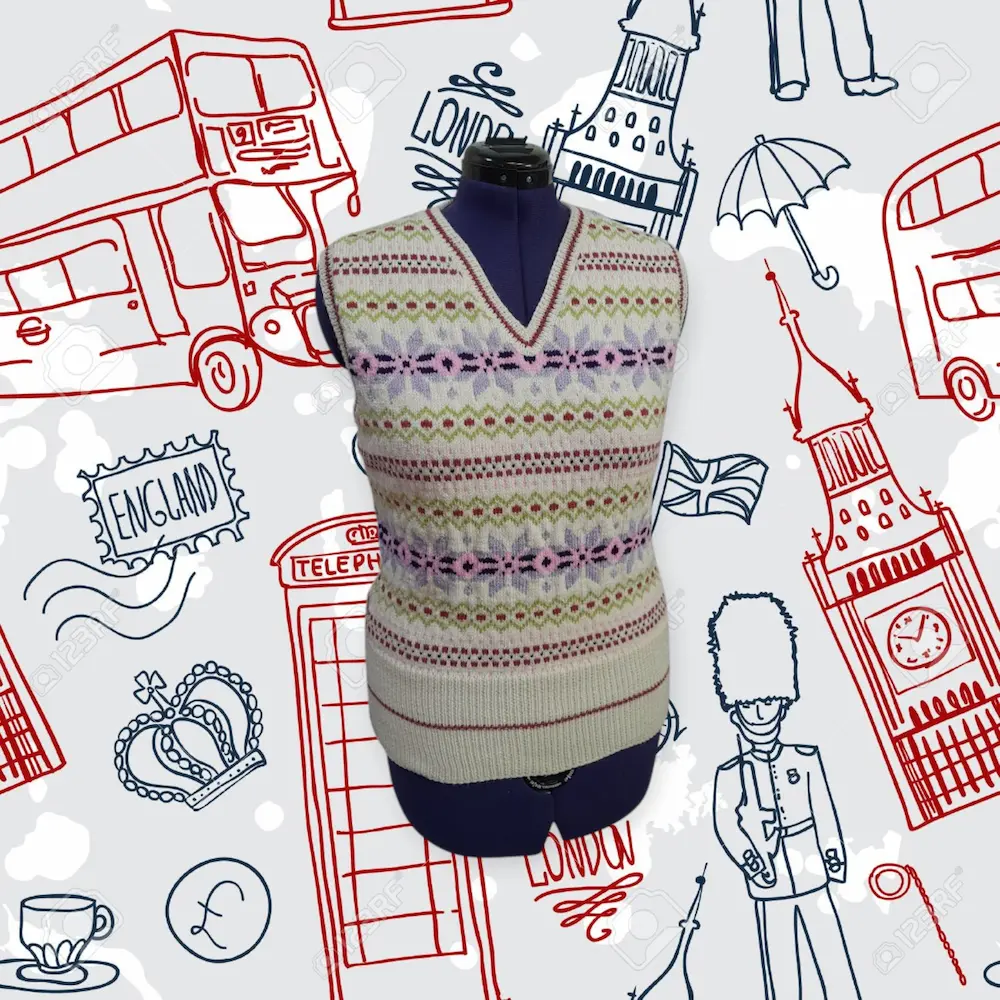 débardeur Oxford avec fond