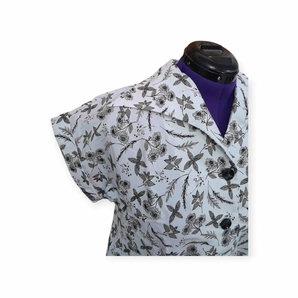 Chemisier rétro col