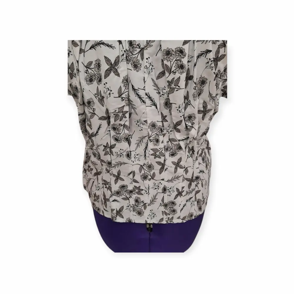 Chemisier rétro dos plis