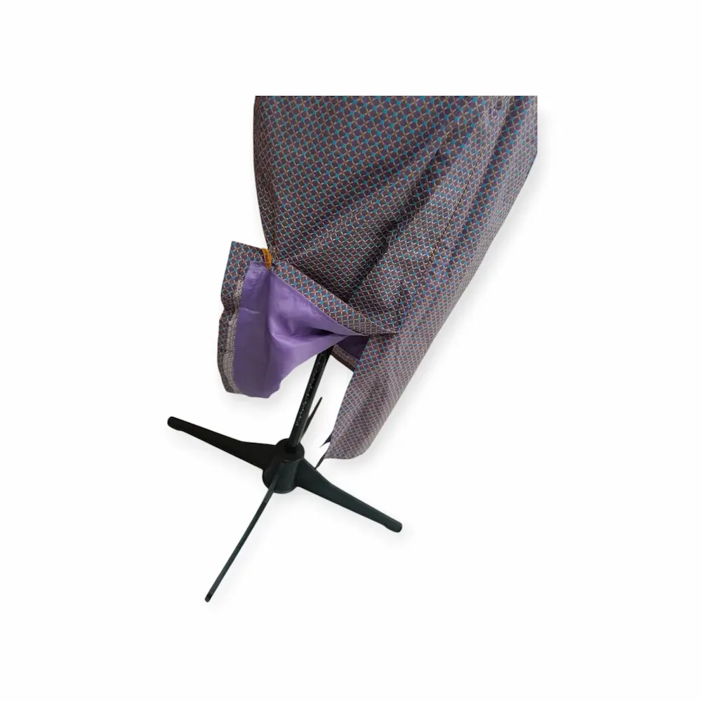 Robe violette doublure