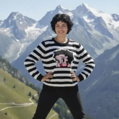 pull à rayures Betty Boop
